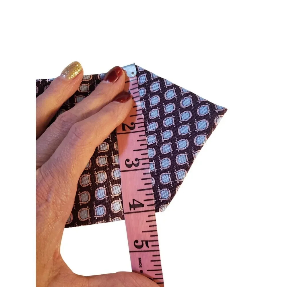 Bijoux Terner Mens Tie Necktie Designer Luxury Burgundy Blue Pink Stirrup Horses